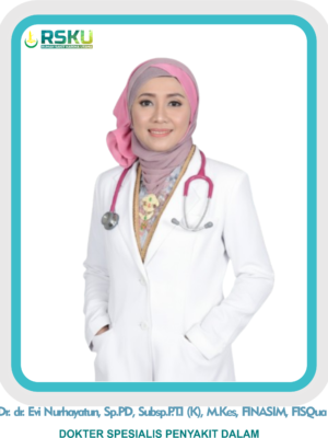Dr. dr. Evi Nurhayatun, Sp.PD, Subsp.P.T.I (K), M.Kes, FINASIM, FISQua